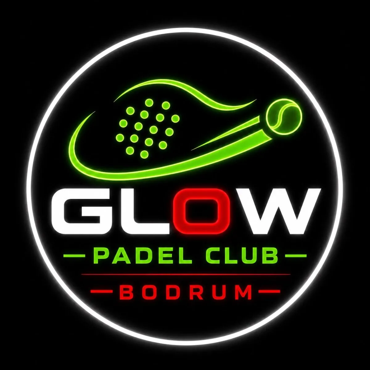 Glow Padel Club padel kortu