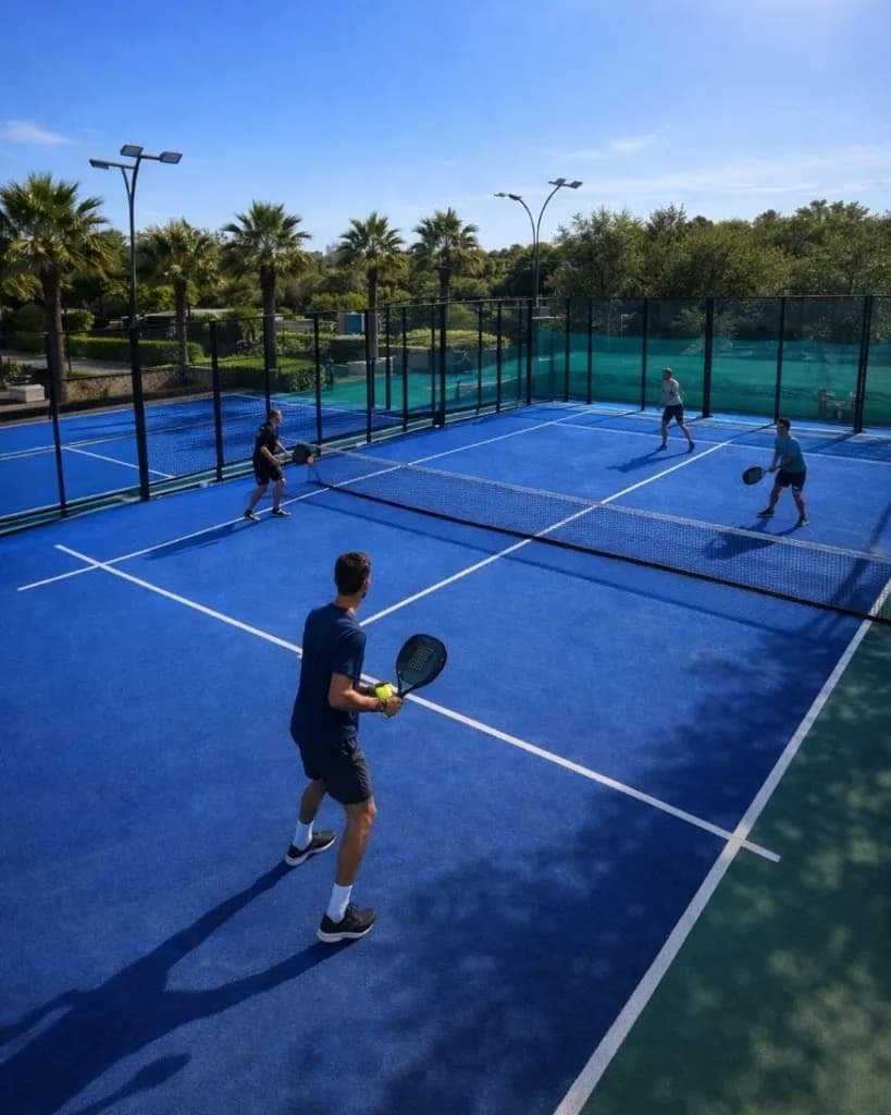 Modern Bodrum padel kortu